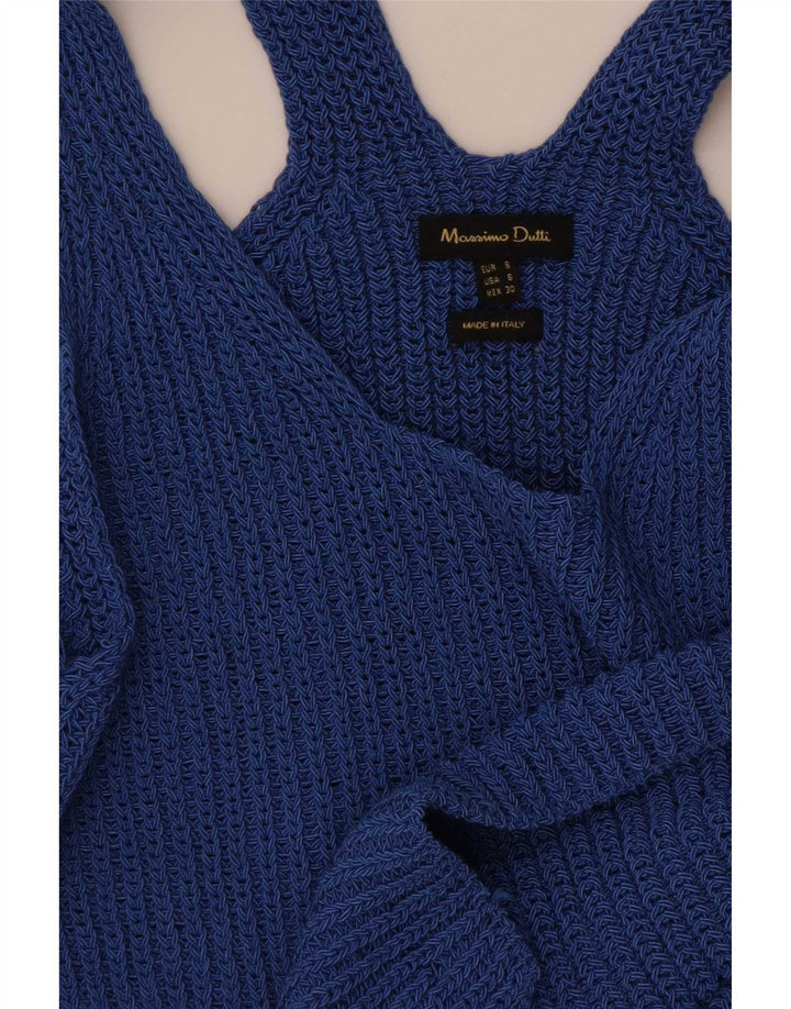 Massimo Dutti Débardeur pour femme UK 10 Petit Bleu