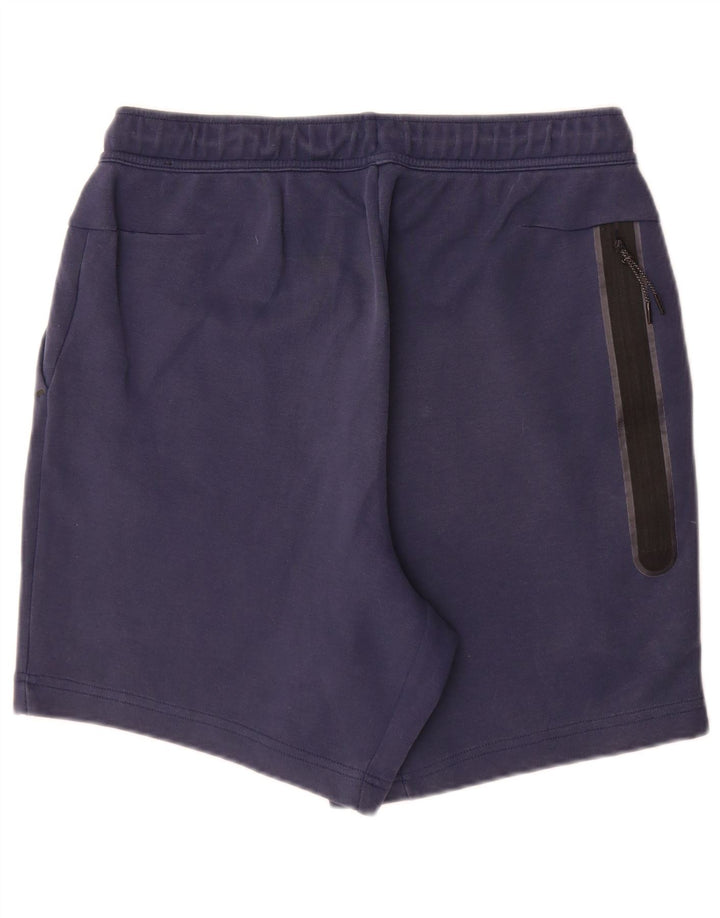 Nike Short de sport en coton bleu marine moyen pour homme