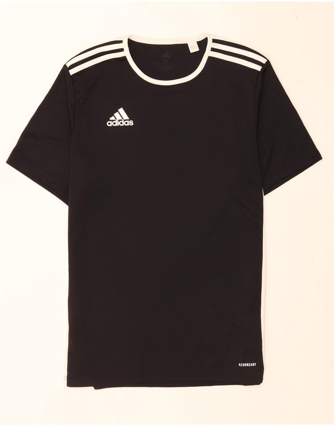Adidas Hommes Aeroready T-Shirt Top Noir Moyen Polyester