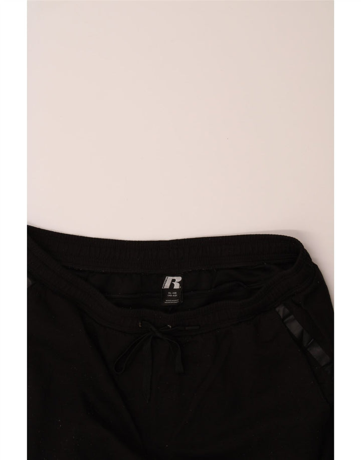 RUSSELL ATHLETIC Mens Sport Shorts XL Black Polyester Vintage Russell Athletic and Second-Hand Russell Athletic from Messina Hembry 