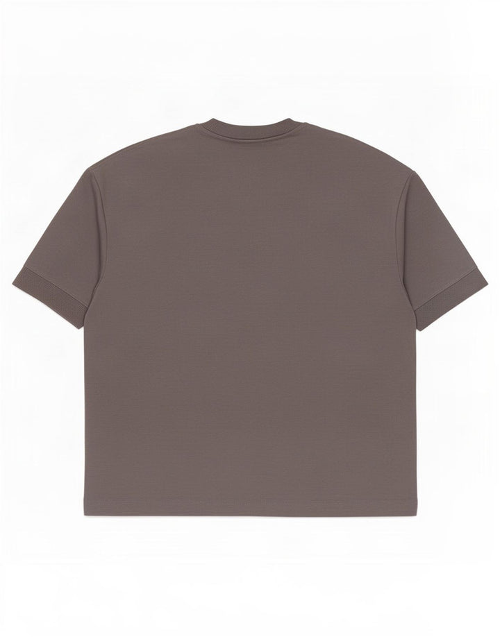 Zara Homme T-Shirt Top Large Gris Coton