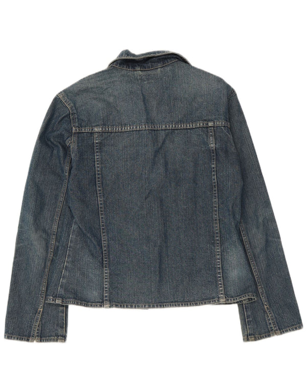 veste en denim femme vintage EU 40/42 Bleu moyen