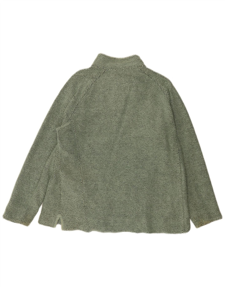 WEIRD FISH Veste de survêtement pour femme UK 20 2XL Vert Coton