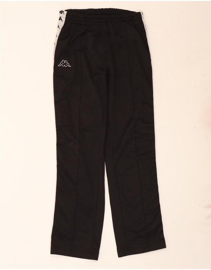 Kappa Pantalon de Survêtement Graphique Homme Noir Moyen Polyester Colorblock