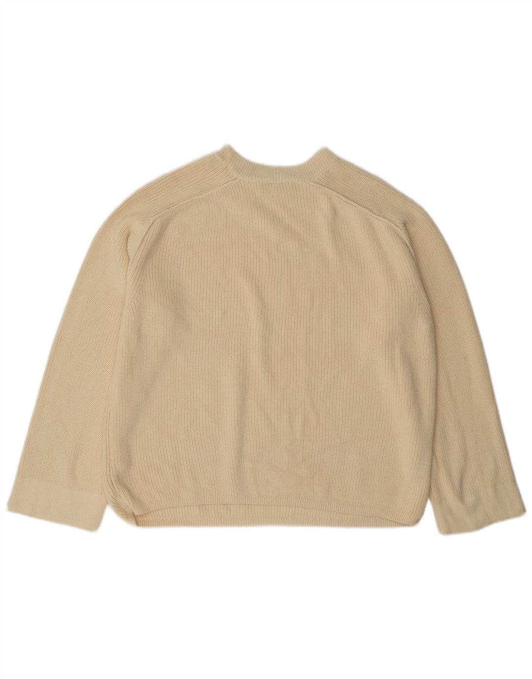 Tommy Hilfiger Pull à col rond pour femme UK 14 Medium Off White