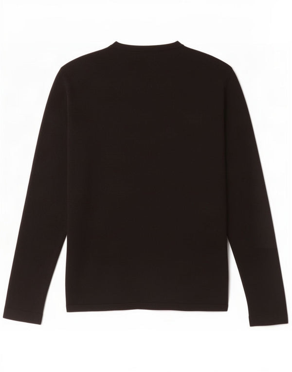 Zara Homme Top Manches Longues Viscose Noir Moyen