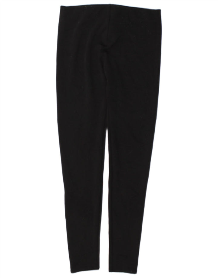 Zara Leggings Femme UK 44 Large Noir Polyester