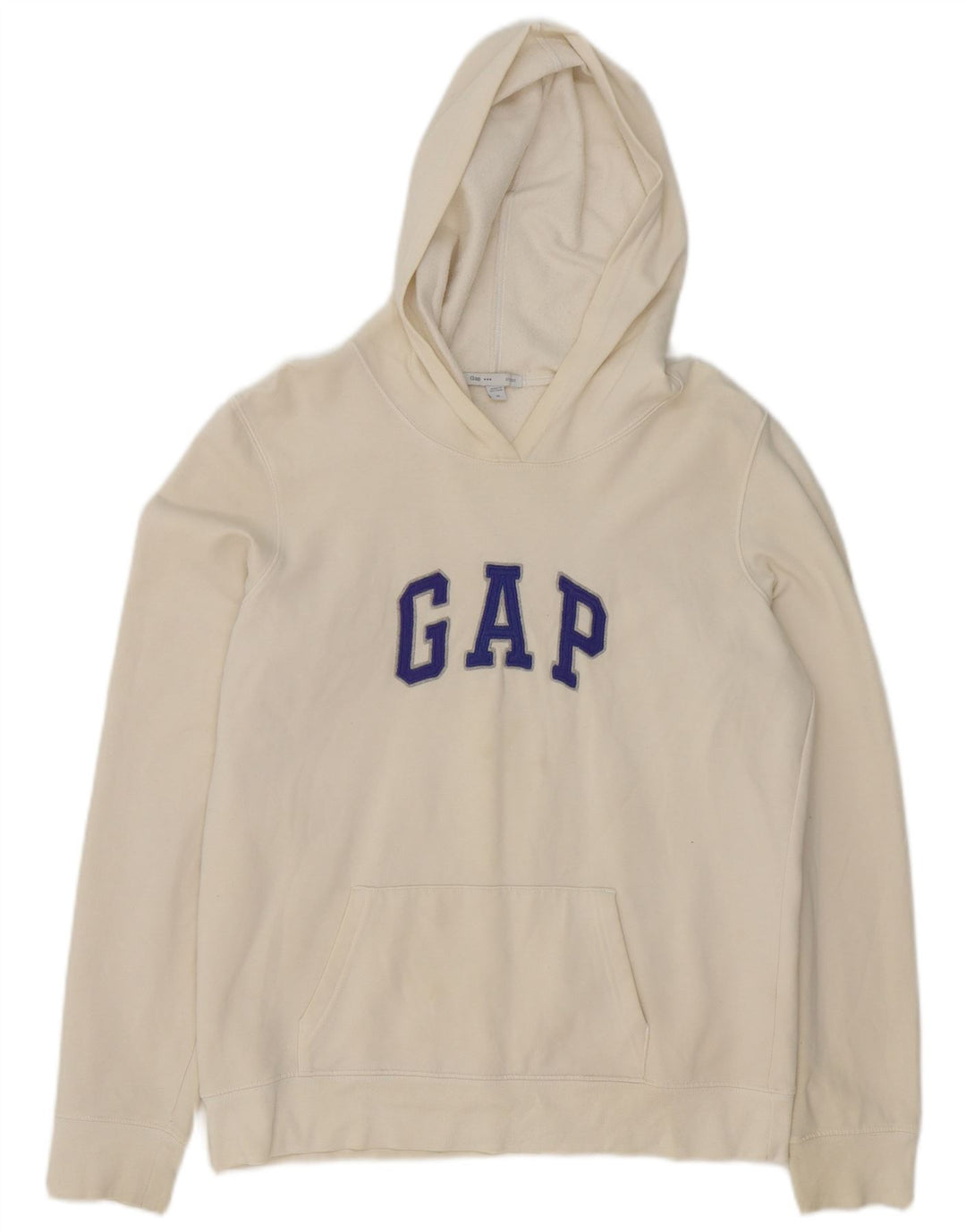 Gap Pull à Capuche Graphique Homme Blanc Moyen Coton