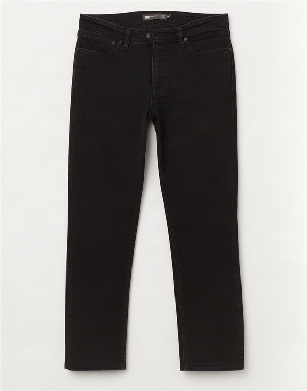Levi's Womens Demi Curve Mid Rise Straight Jeans US 14 XL W32 L28 Black