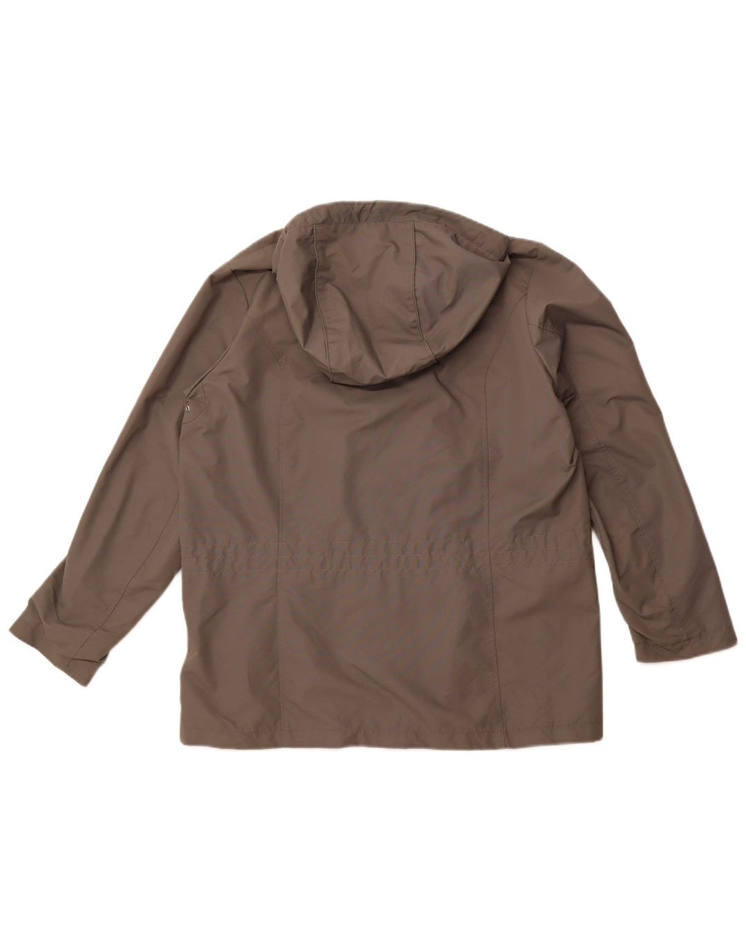BRUGI Veste de pluie à capuche pour femme UK 18 XL Gris Polyamide