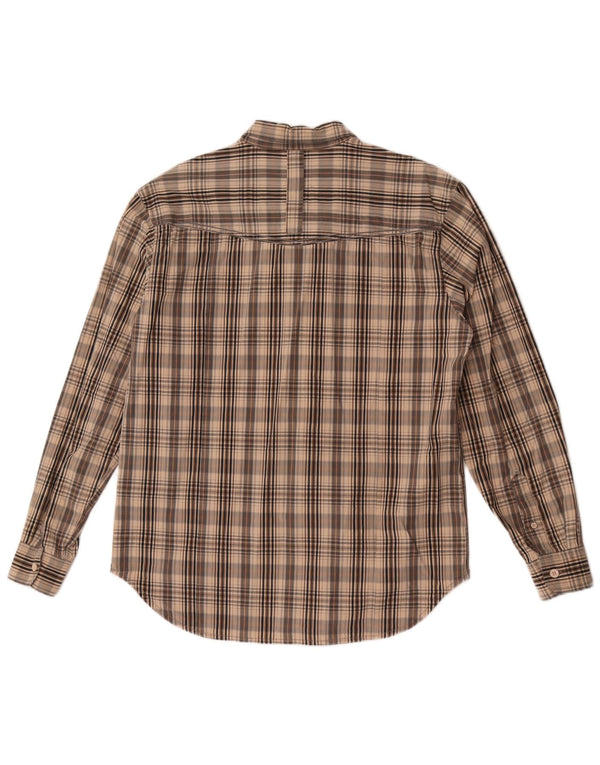 Wrangler Chemise Greensboro XL en coton à carreaux marron pour homme