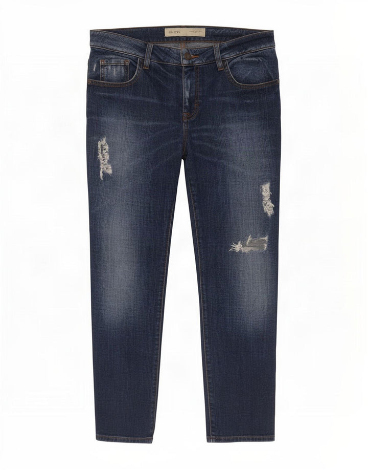 Guess Jean slim effet vieilli W27 L28 pour homme Bleu