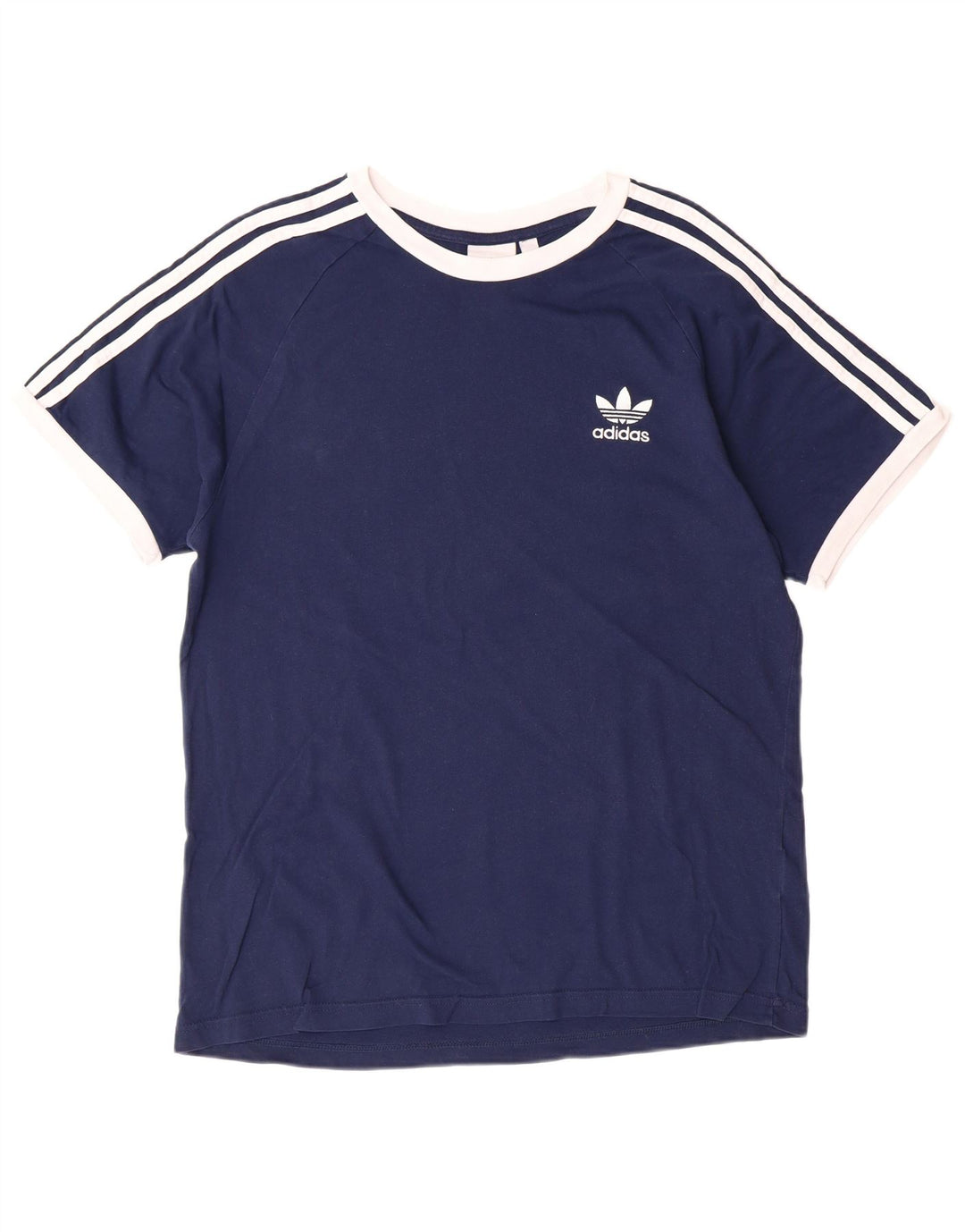 ADIDAS T-Shirt Homme Haut Large Bleu Marine Coton