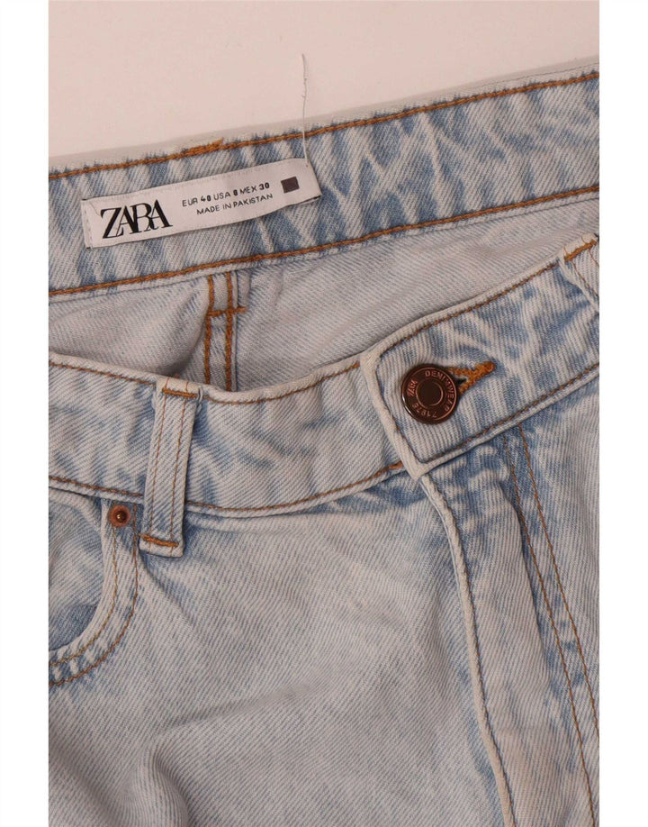 Zara Jean fuselé pour femme EU 40 Medium W30 L28 Bleu