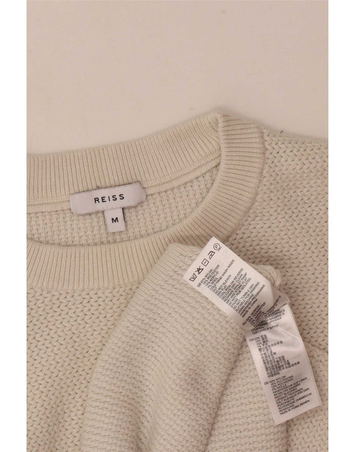 Reiss Pull Col Ras du Cou Homme Nylon Beige Moyen