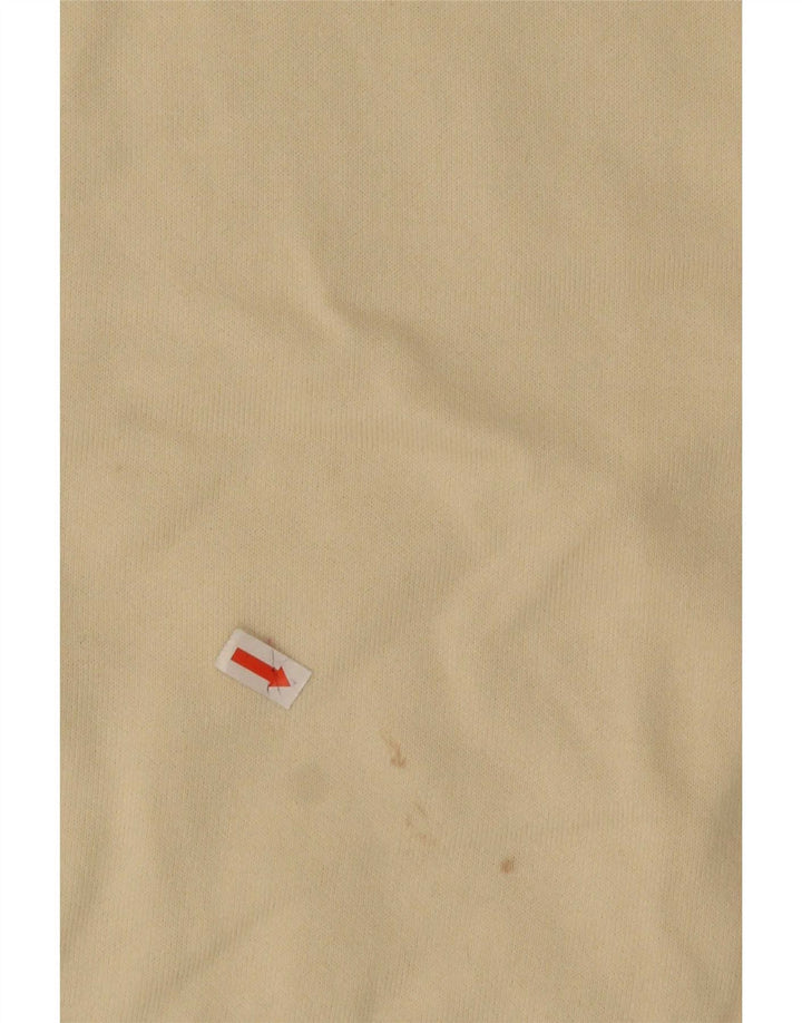 Champion Sweat-shirt graphique à col zippé pour homme Petit coton beige