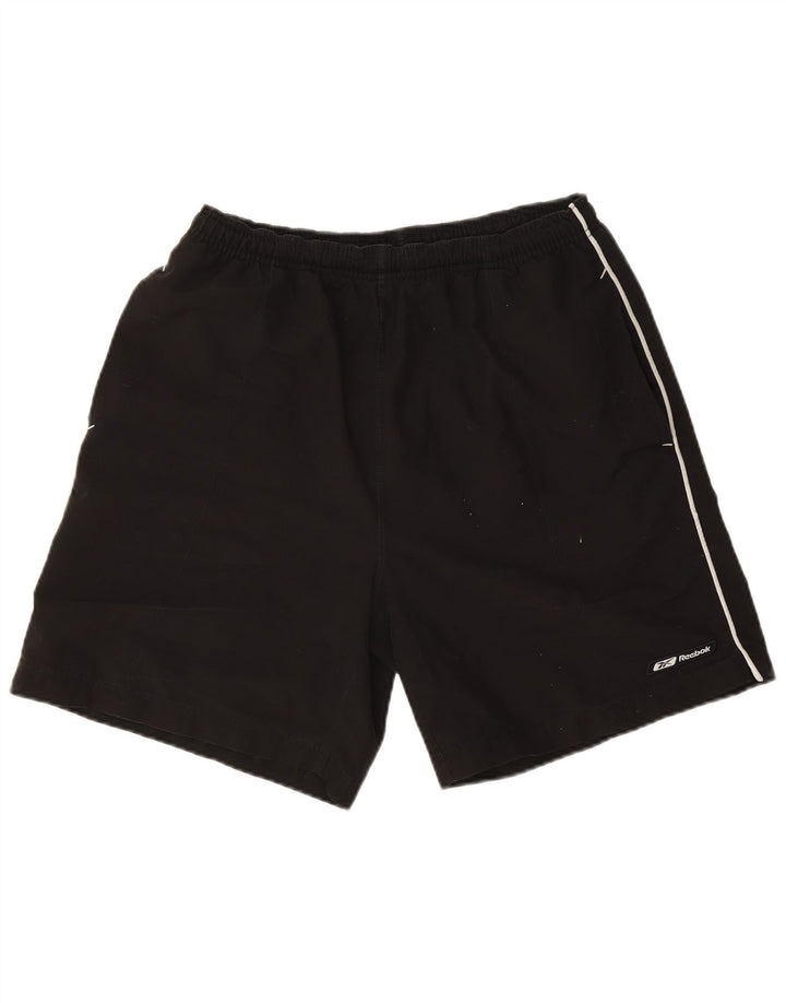 Reebok Short de Bain Homme Noir Moyen Polyester