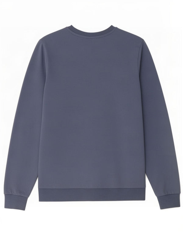 Kappa Sweat-shirt graphique pour homme en coton bleu Taille L