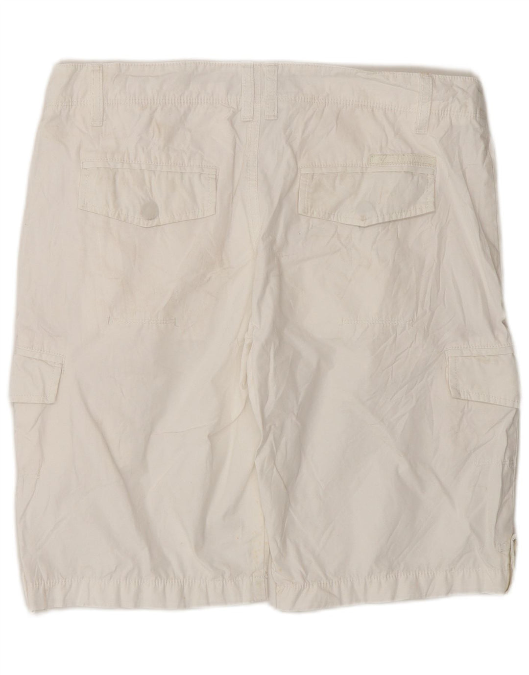 Calvin Klein Short Cargo W32 Homme Blanc Moyen Coton