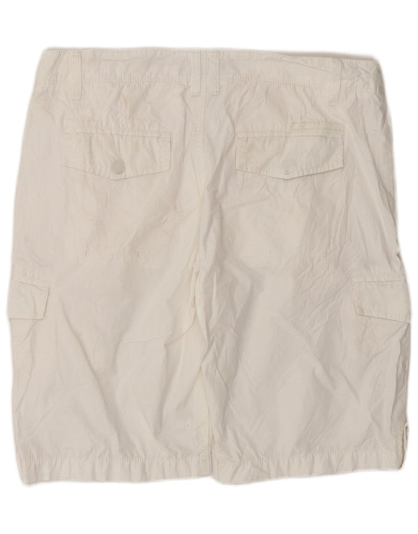 Calvin Klein Short Cargo W32 Homme Blanc Moyen Coton