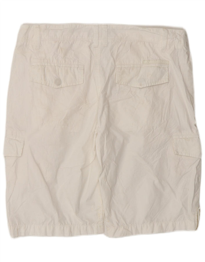 Calvin Klein Short Cargo W32 Homme Blanc Moyen Coton