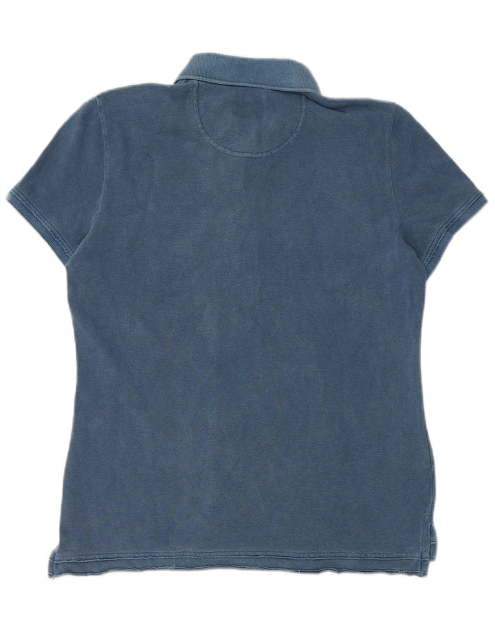 Lacoste Polo Femme Taille 40 Coton Bleu Moyen