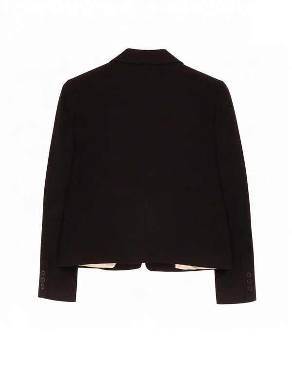 Marks & Spencer Veste blazer 1 bouton pour femme UK 20 2XL Noir Polyester
