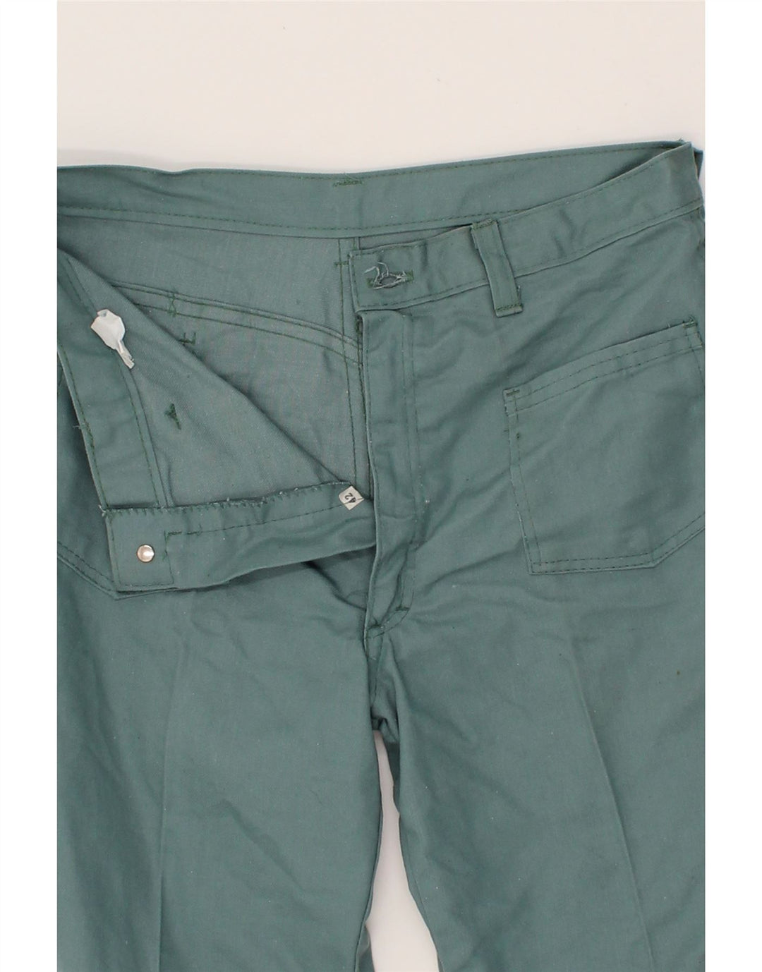 CARRERA Womens Bootcut Casual Trousers IT 42 Medium W26 L32 Blue Cotton Vintage Carrera and Second-Hand Carrera from Messina Hembry 