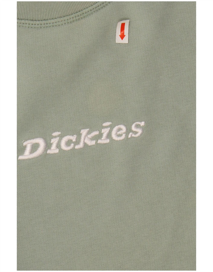 DICKIES Sweat-shirt court surdimensionné pour femme UK 14 Vert moyen