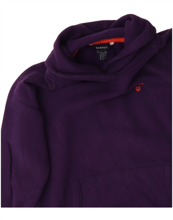 GANT Sweat-shirt à col châle pour femme UK 14 Coton violet moyen