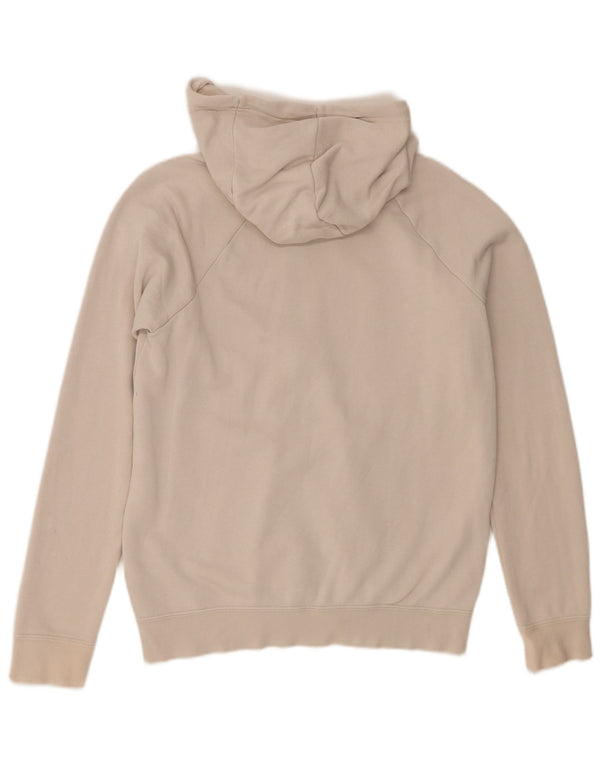 Nike Pull à capuche zippé pour homme Petit coton beige