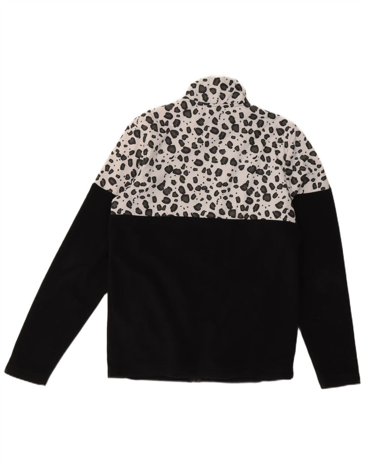 Ellesse Veste polaire pour homme UK 36 Petit noir imprimé animal Polyester