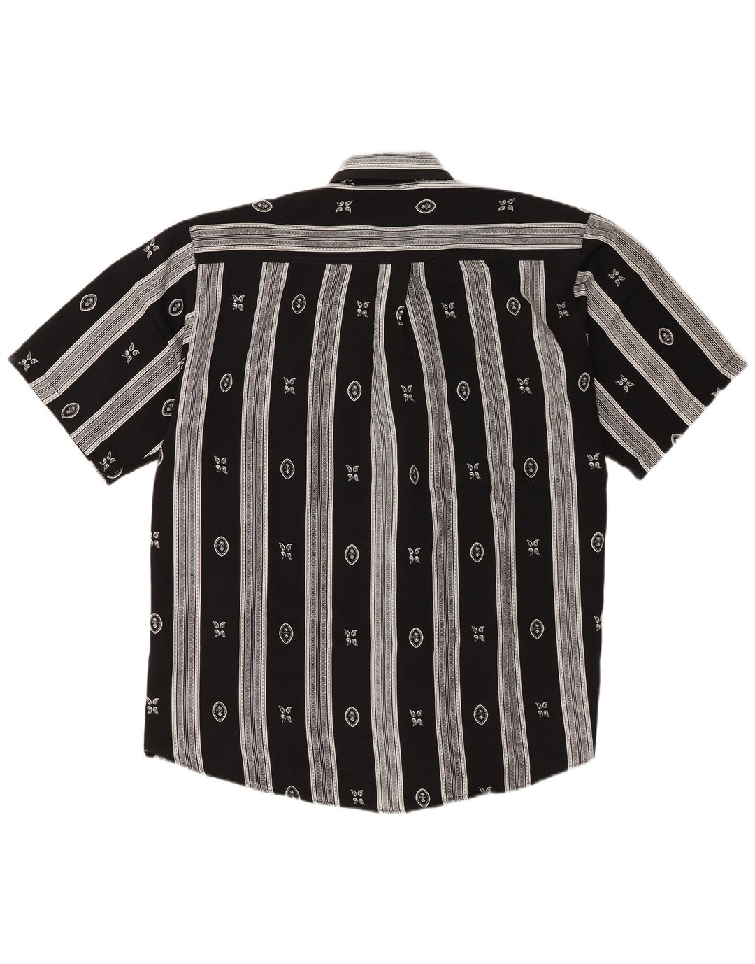 Cassera Chemise à Manches Courtes Homme XL Noir Géométrique Polyester