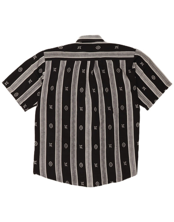 Cassera Chemise à Manches Courtes Homme XL Noir Géométrique Polyester