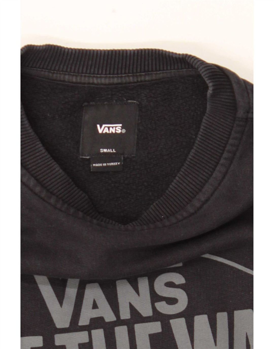 Vans Sweat-shirt graphique pour hommes, petit, noir