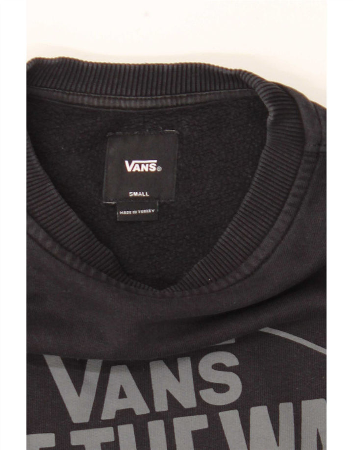 Vans Sweat-shirt graphique pour hommes, petit, noir
