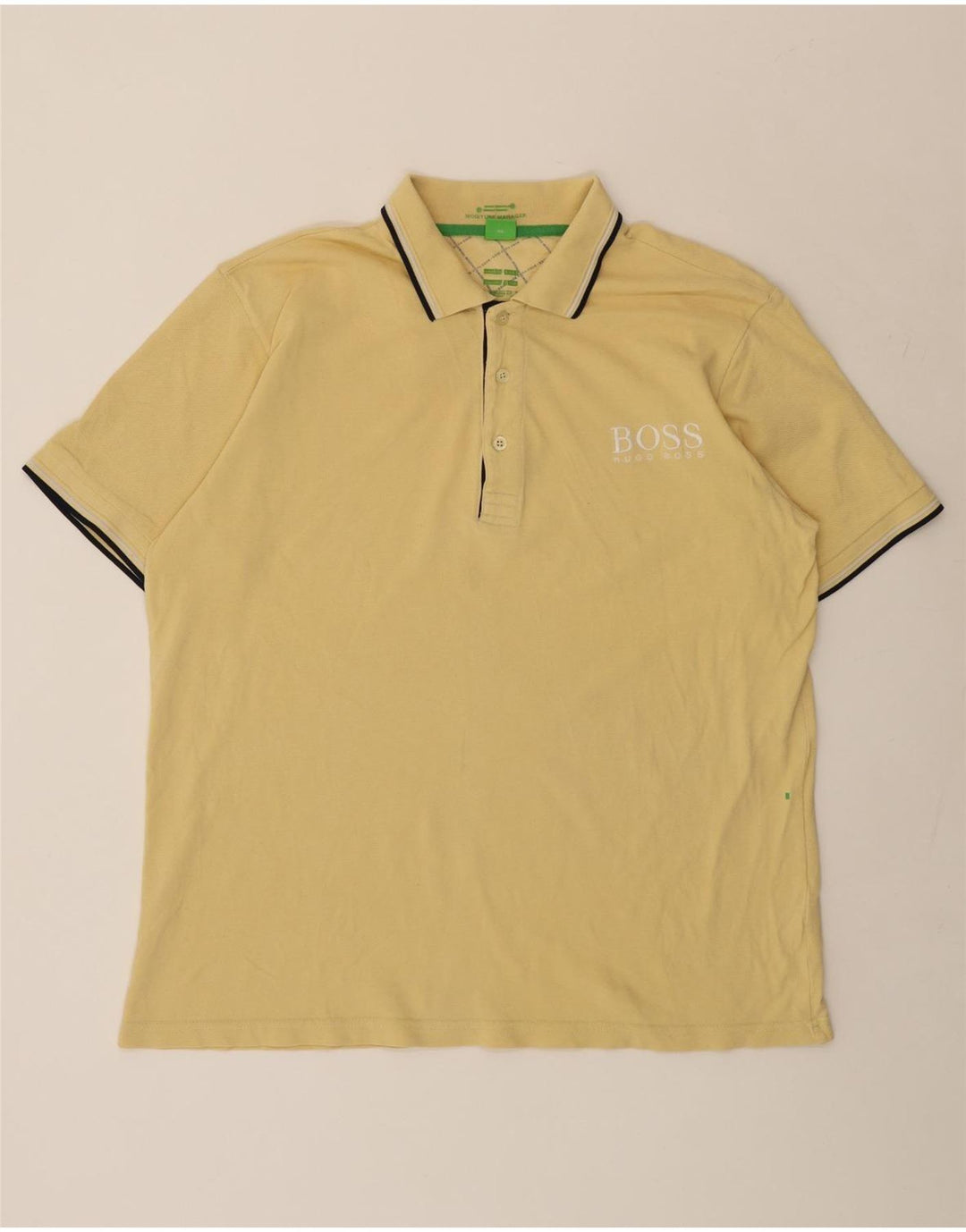 HUGO BOSS Polo Homme 2XL Jaune