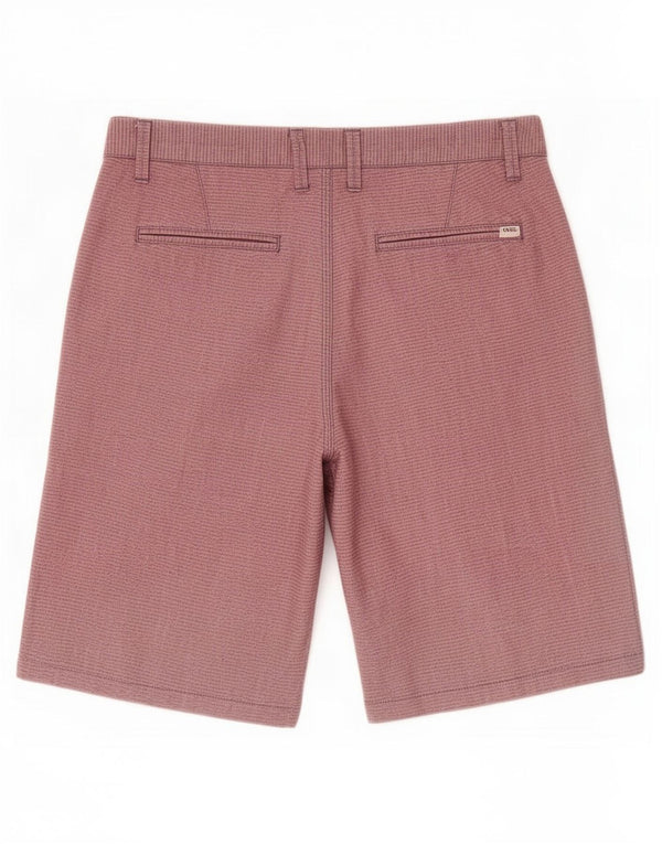 Vans Short Chino Homme Medium W32 Rose Rayé Coton