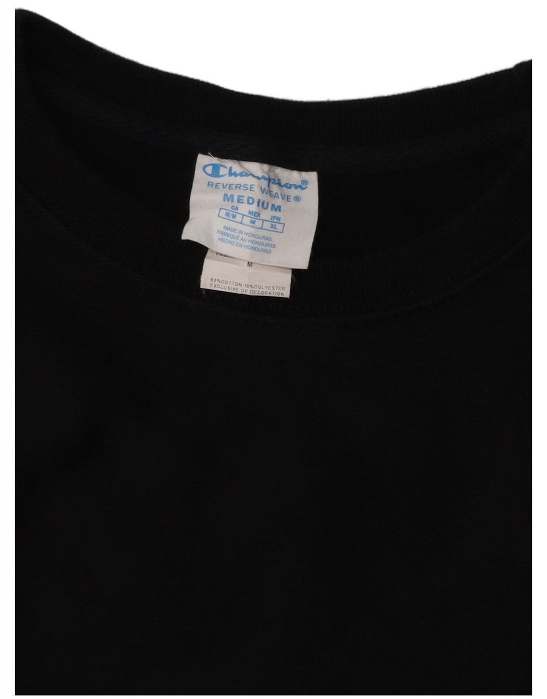 CHAMPION Sweat-shirt pour femme UK 44 en coton noir moyen
