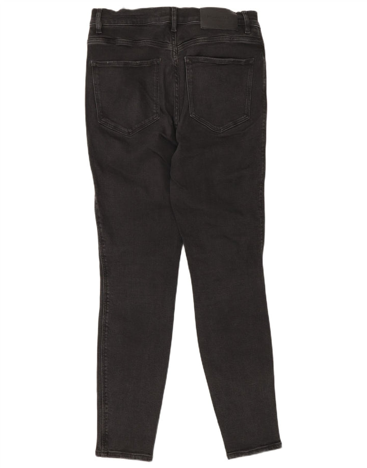 Massimo Dutti Jean skinny pour femme EU 40 Medium W30 L30 Gris Coton