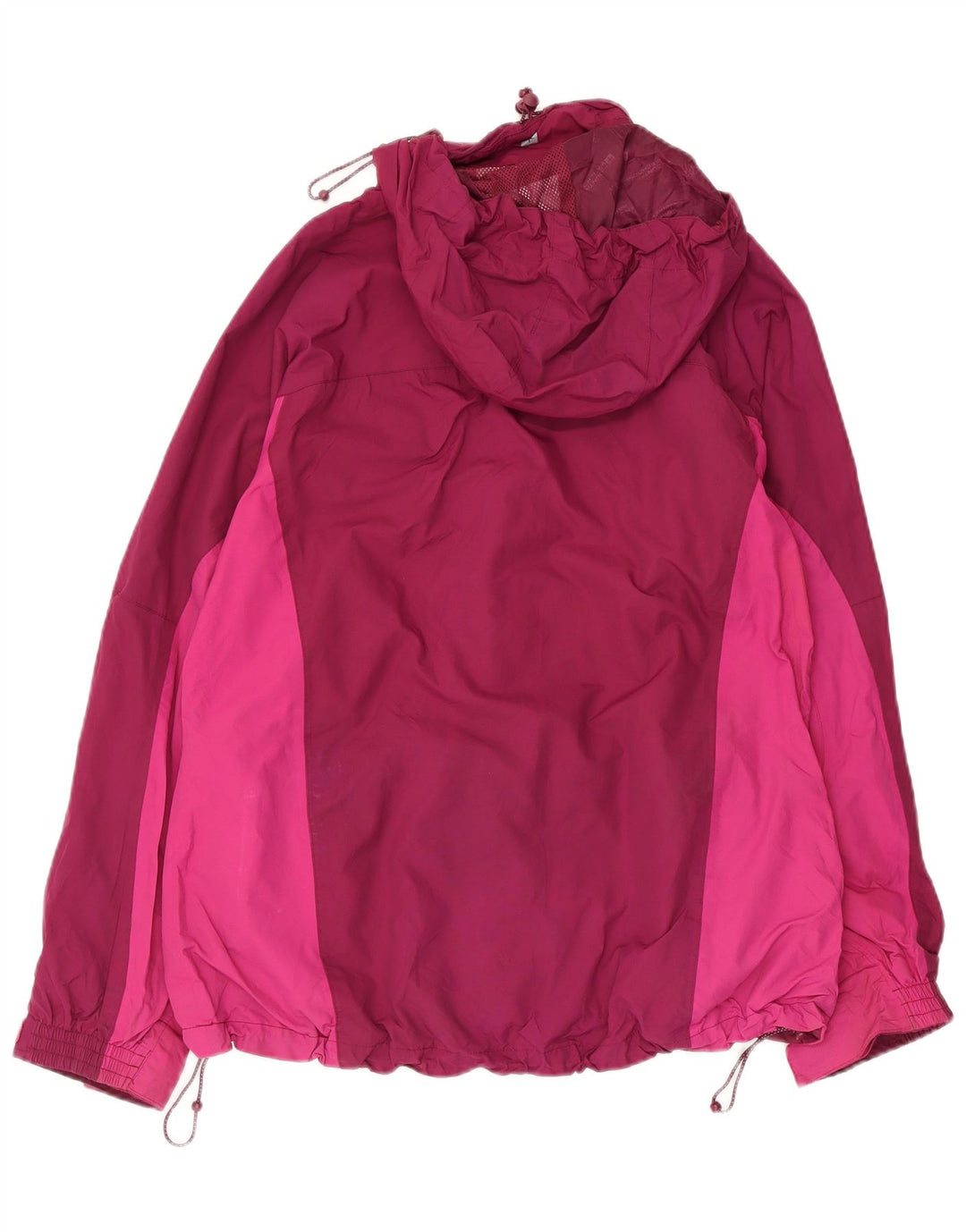 Mountain Warehouse Veste de pluie à capuche pour femme UK 14 Large Rose Colourblock