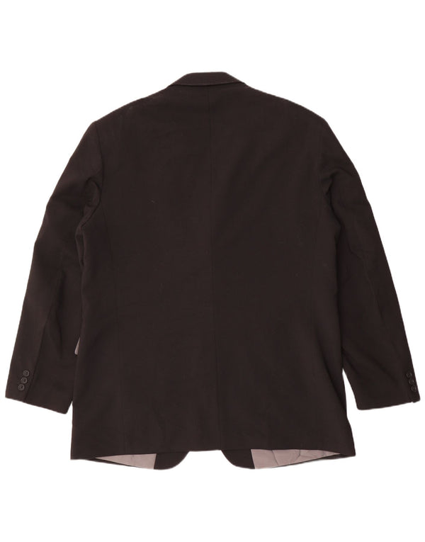 Marks & Spencer Veste blazer à 3 boutons pour homme UK 44 XL Noir Polyester