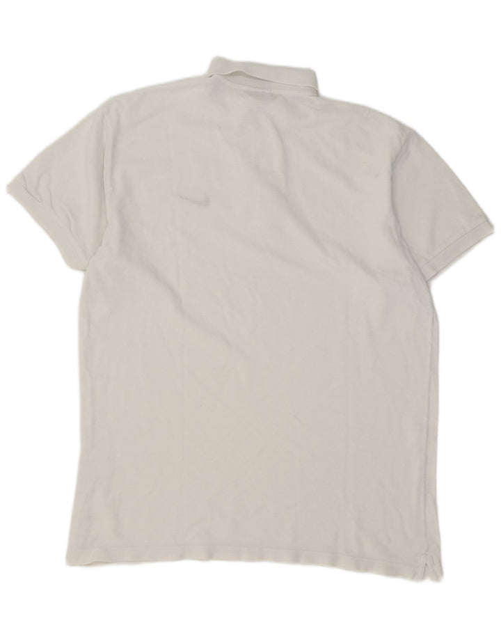 Nike Polo Homme Blanc Moyen Coton