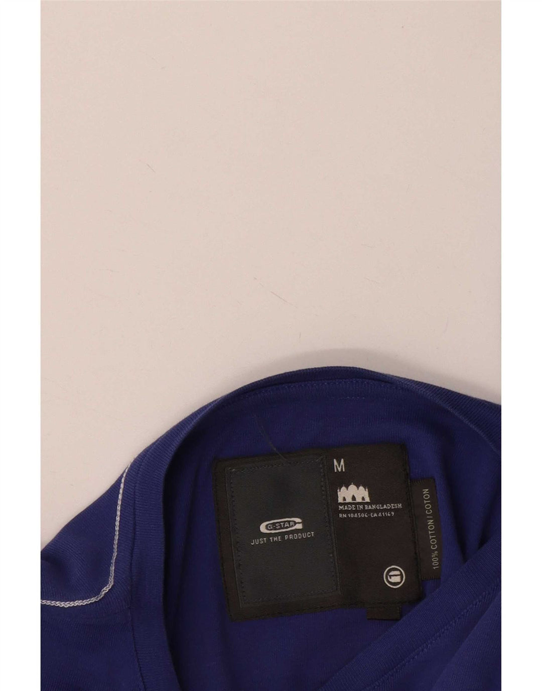G-Star Garçon 3301 Graphic Top Manches Longues 13-14 ans Bleu Marine Moyen