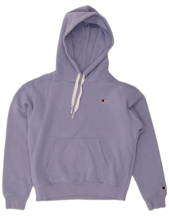 CHAMPION Pull à capuche pour femme UK 14 Bleu moyen Coton
