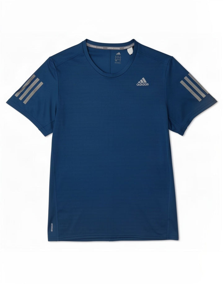 Adidas Hommes Climacool T-Shirt Haut Petit Bleu Polyester