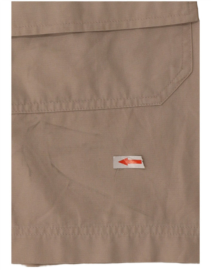 Short Cargo Vintage Homme Moyen W32 Coton Beige