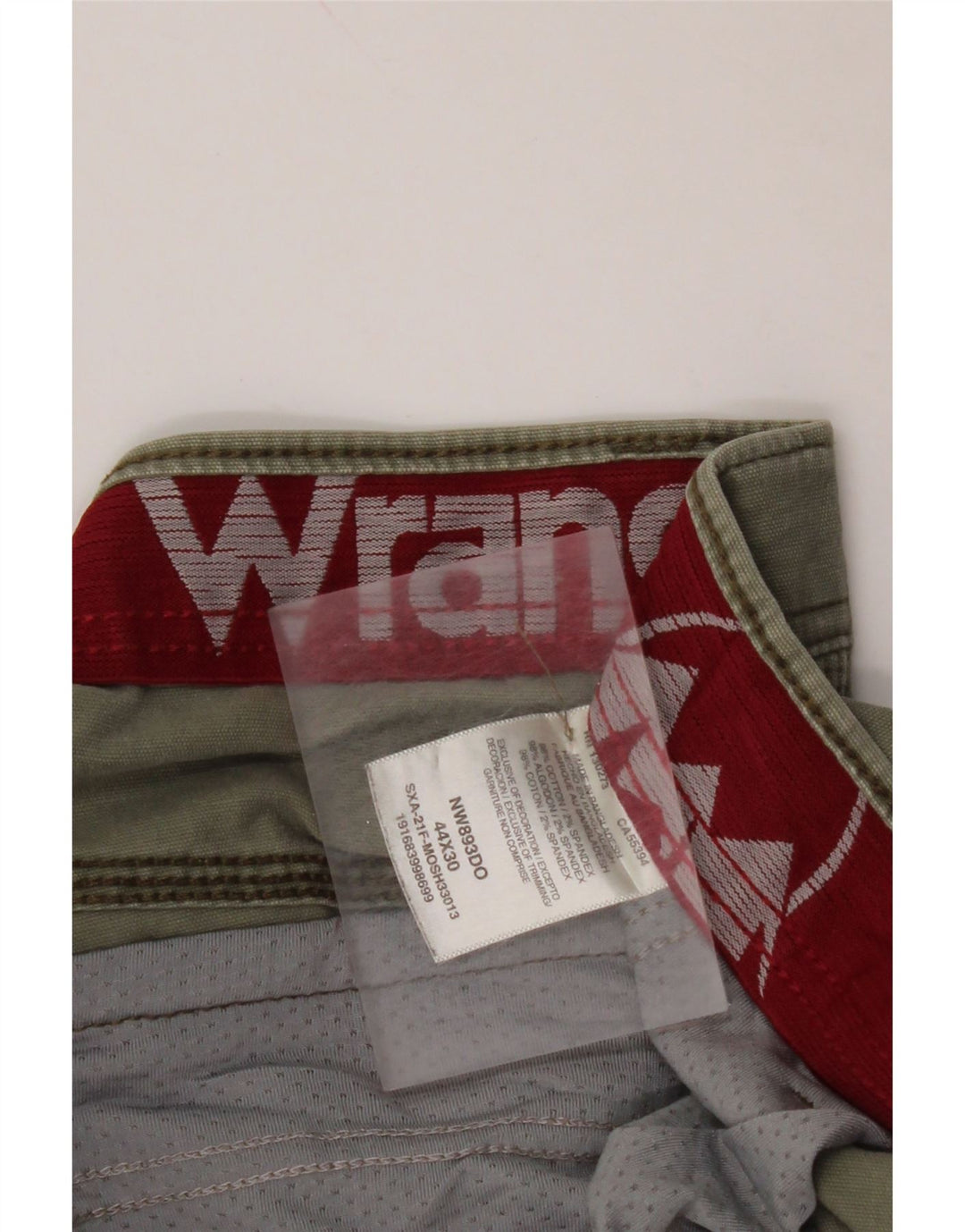 WRANGLER Pantalon Cargo Droit Homme W44 L30 Coton Kaki