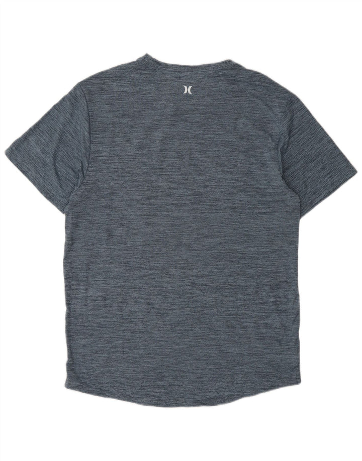 Hurley T-Shirt Graphique Homme Bleu Marine Moucheté Polyester