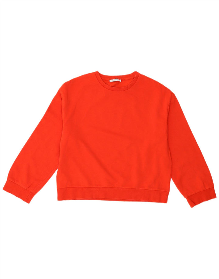ZARA Femme Sweatshirt Jumper UK 10 Small Rouge